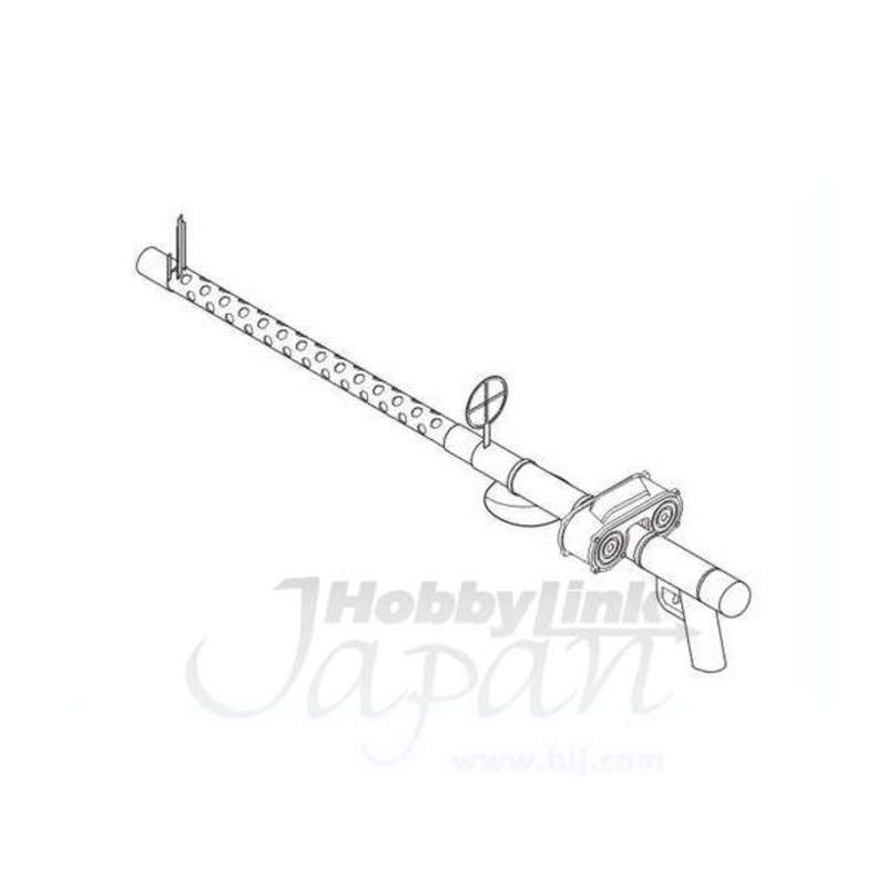1/32 MG 15 with Magazine - WWII German Aircraft Gun (2 pcs)