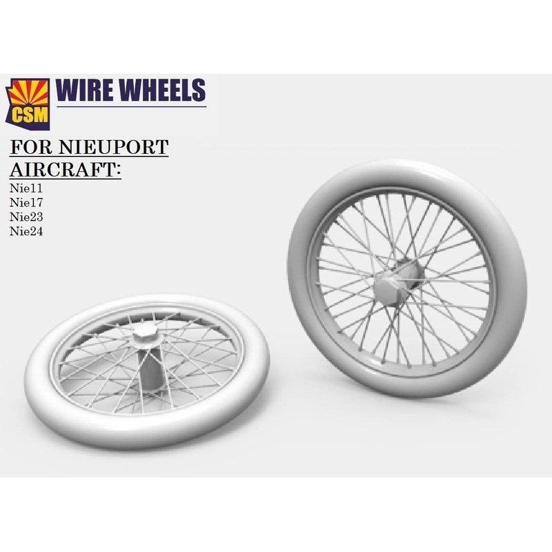 1/32 Nieuport Spoked Wheels