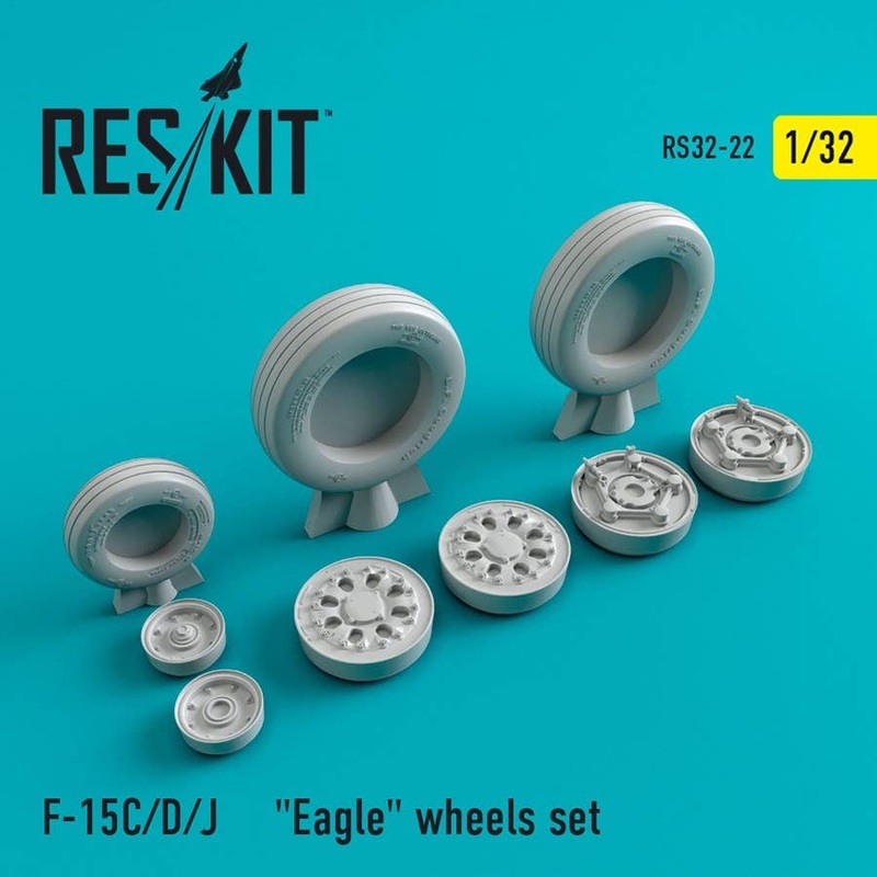 1/32 F-15 (C/D/J) Eagle Wheels Set (for Tamiya/Revell)