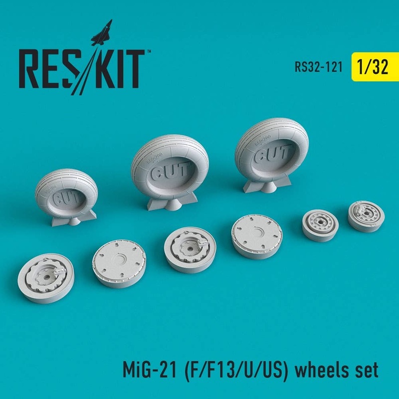 1/32 MiG-21 (F/F13/U/US) Wheels Set