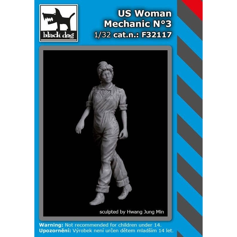 1/32 US Army Female Mechanic No.3