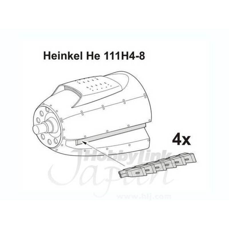 1/32 Heinkel He 111H4-8 -Exhausts