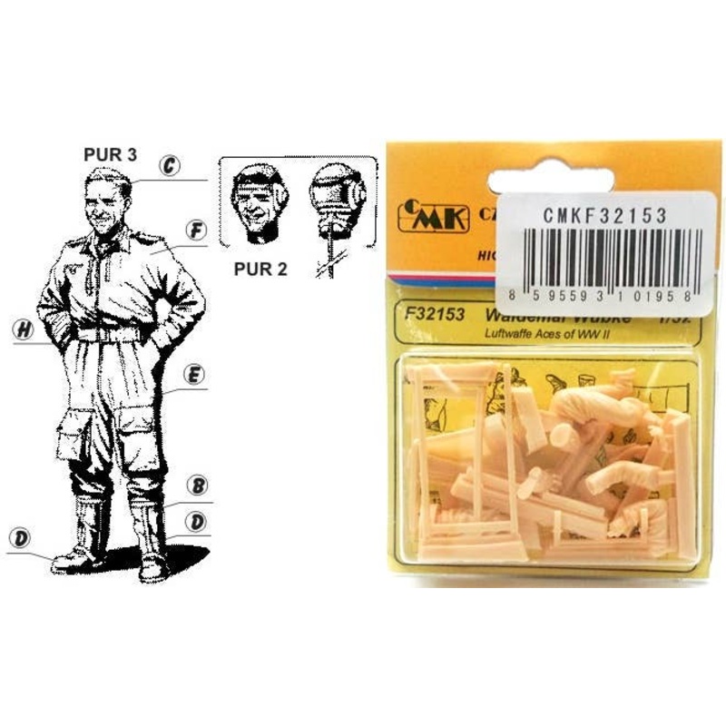 1/32 Luftwaffe Aces W. Wuebke (1. fig for Fw 190D)