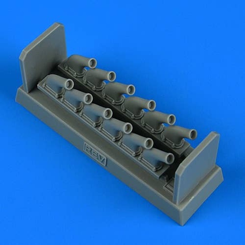 1/32 P-51D Mustang Exhaust (for Revell)