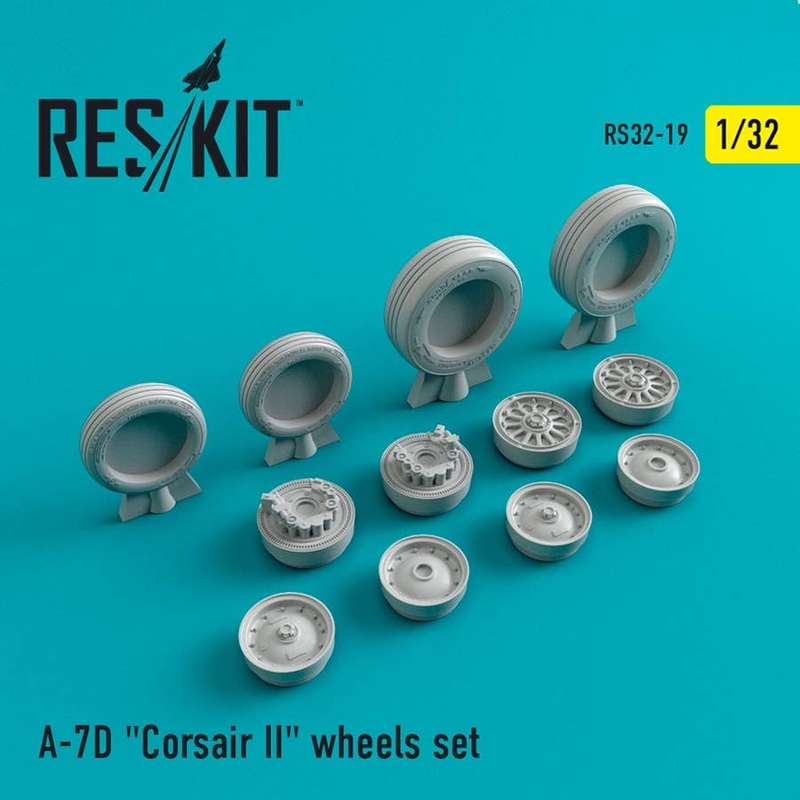 1/32 A-7 Corsair II D Wheels Set (for Trumpeter)