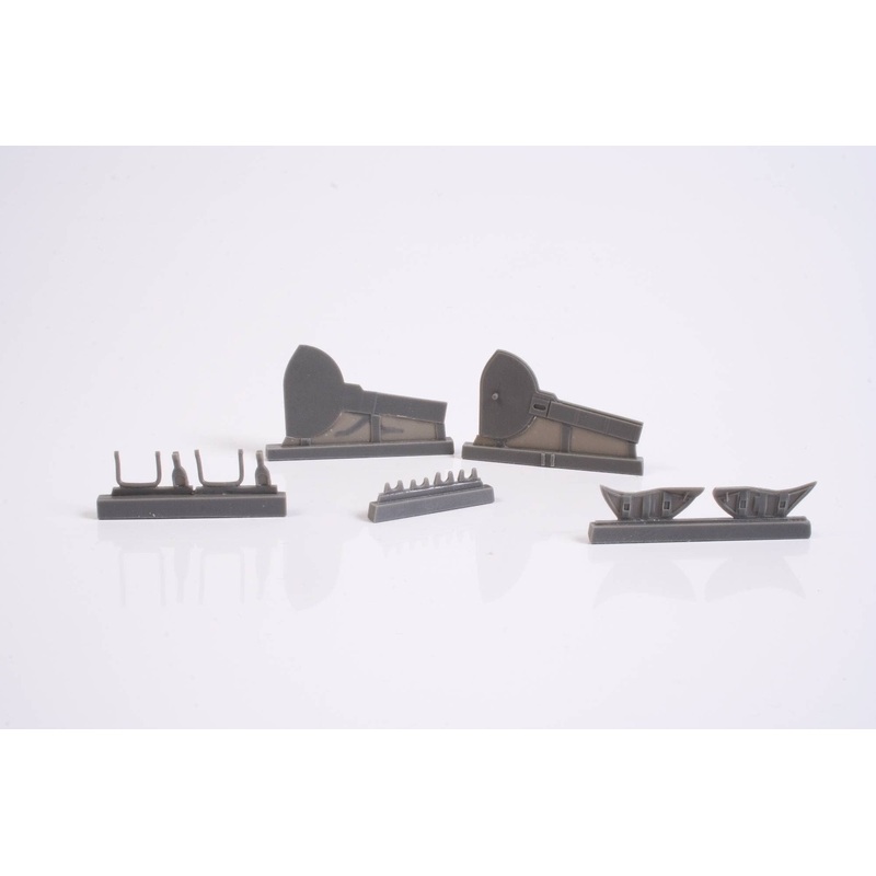 1/32 A6M5c Zero Correction Undercarriage Doors Set (for Hasegawa)