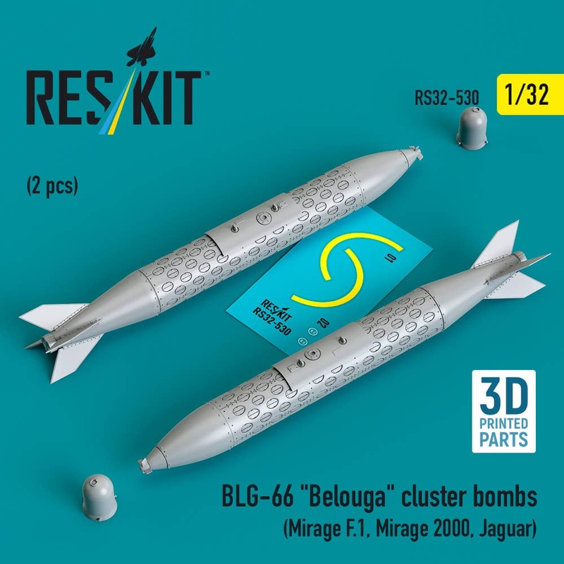 1/32 BLG-66 Belouga cluster bombs (2 pcs)