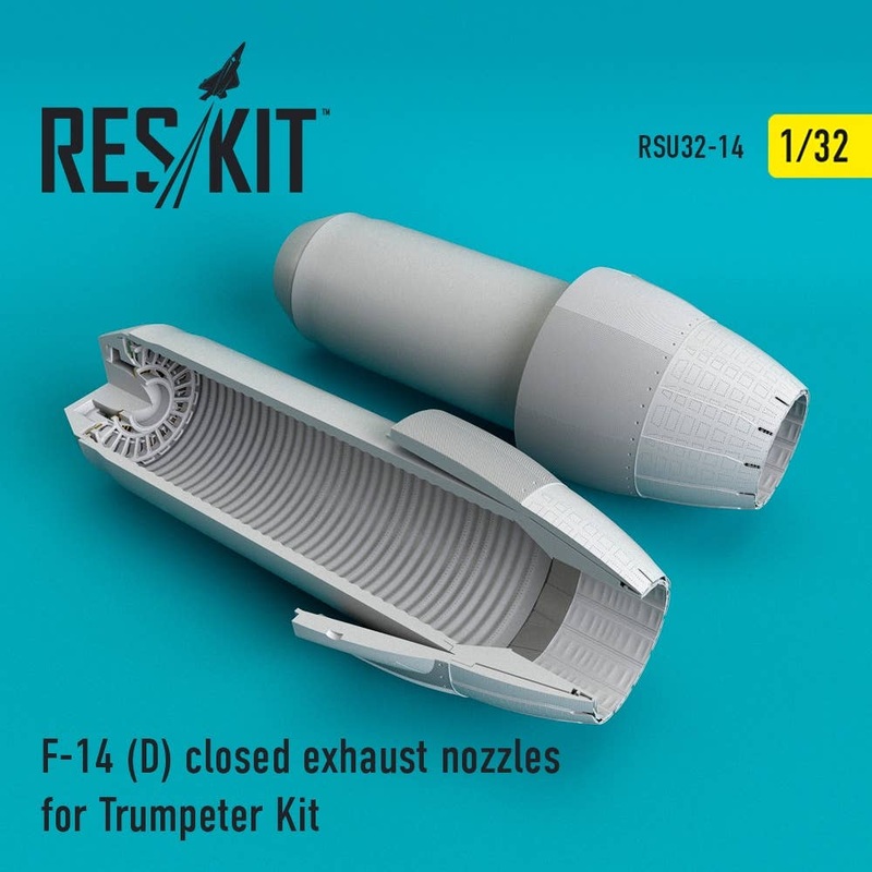 1/32 F-14 (D) Closed Exhaust Nozzles (for Trumpeter Kit)