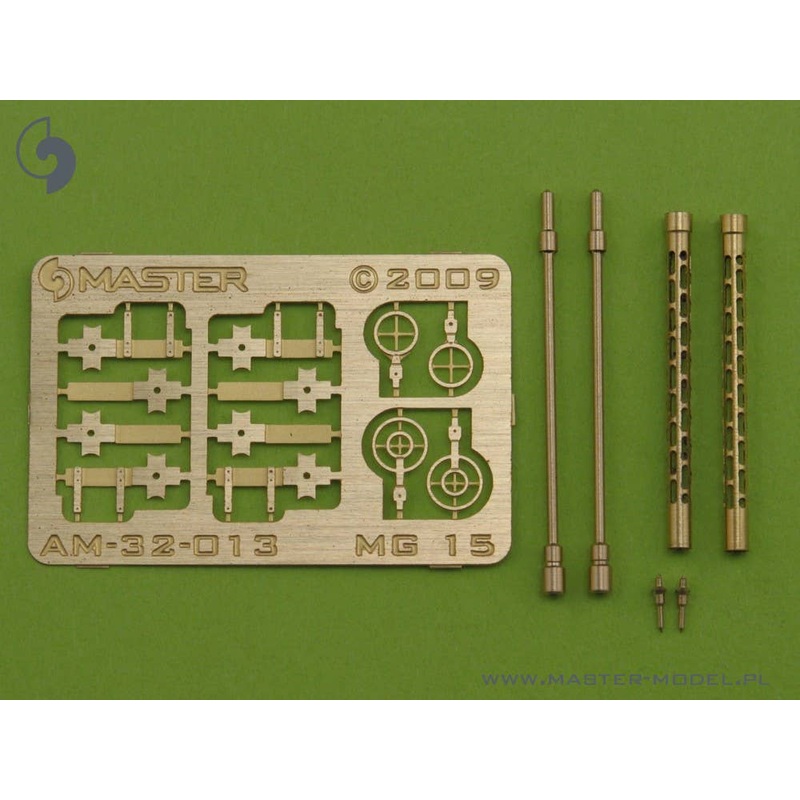 1/32 WWII German MG15 Aircraft Machine Gun with Photo-etched Parts Sight (2pcs)