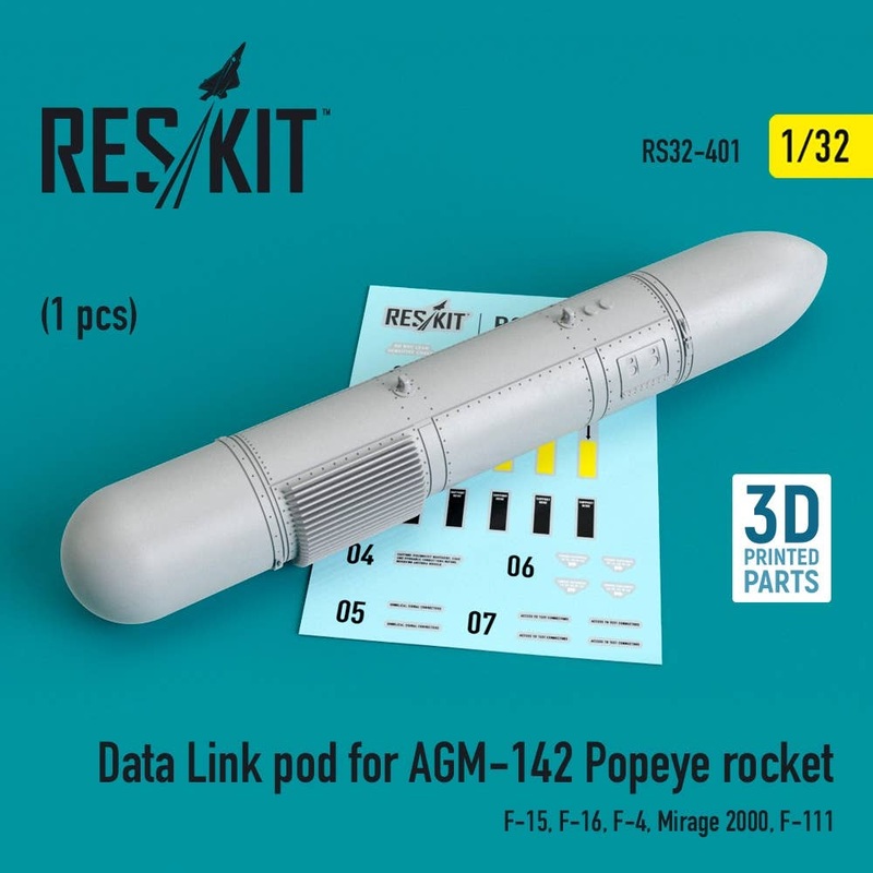 1/32 Data Link pod for AGM-142 Popeye rocket (F-15, F-16, F-4, Mirage 2000, F-111)