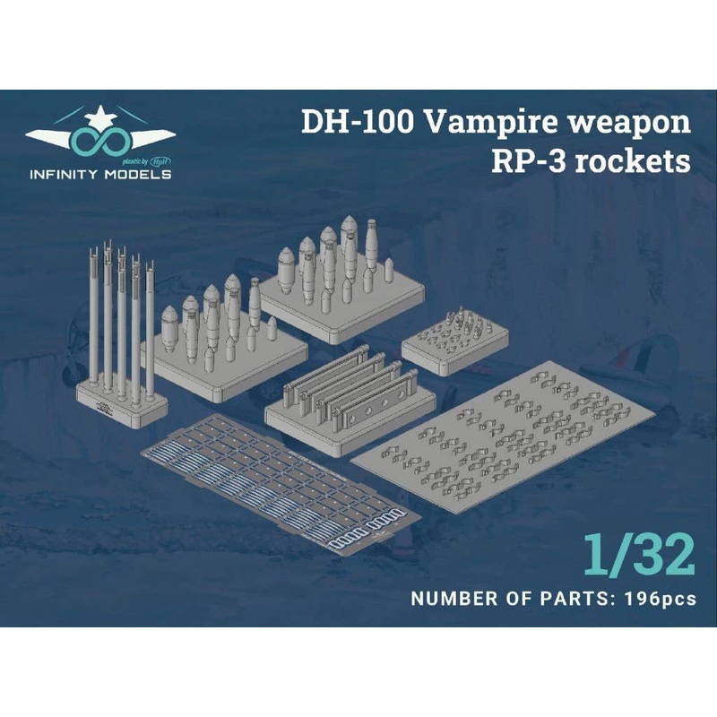 1/32 DH-100 Vampire weapon RP-3 rockets (for INFINITY MODELS)