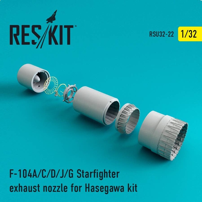 1/32 F-104A/C/D/J/G Exhaust Nozzles (for Hasegawa)