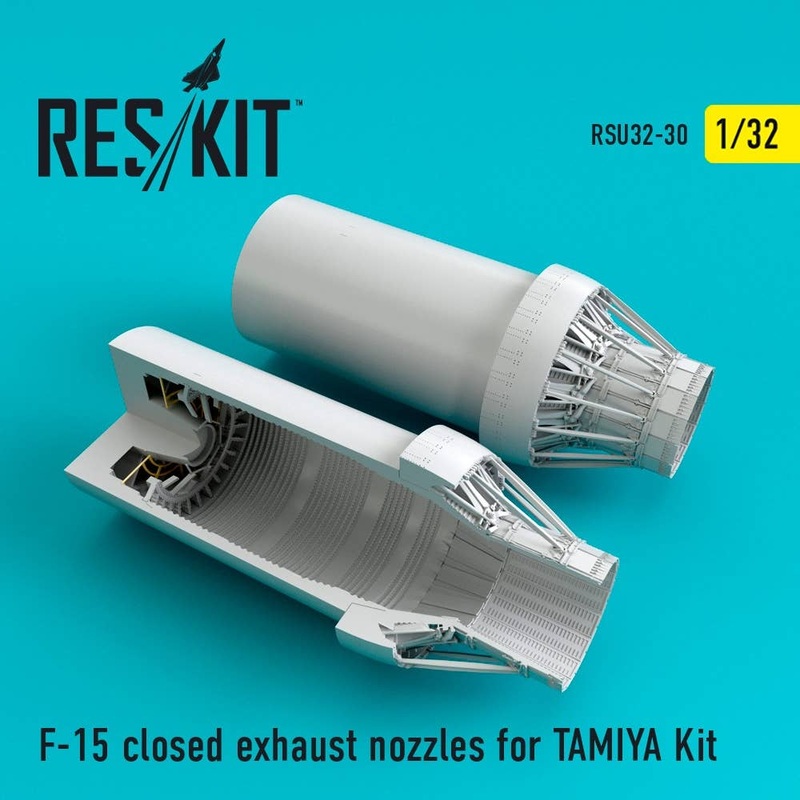 1/32 F-15 Exhaust Nozzles (Closed) (for Tamiya)