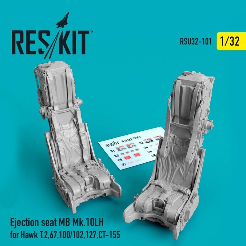 1/32 Ejection seat MB Mk.10LH for Hawk T.2,67,100/102,127,CT-155 (3D printing)