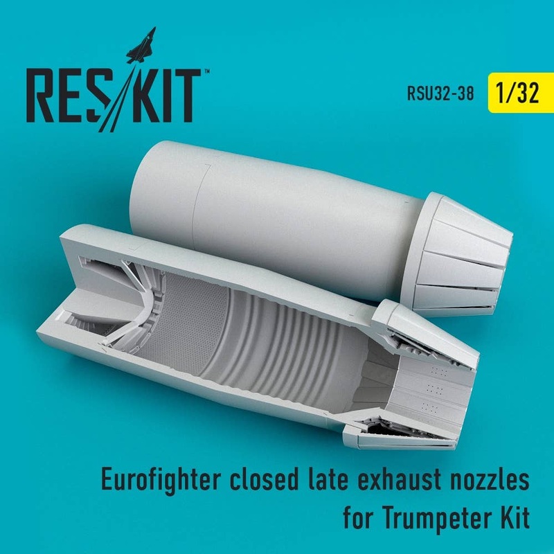 1/32 Eurofighter Closed (Late Type) Exhaust Nozzles (for Trumpeter Kit)
