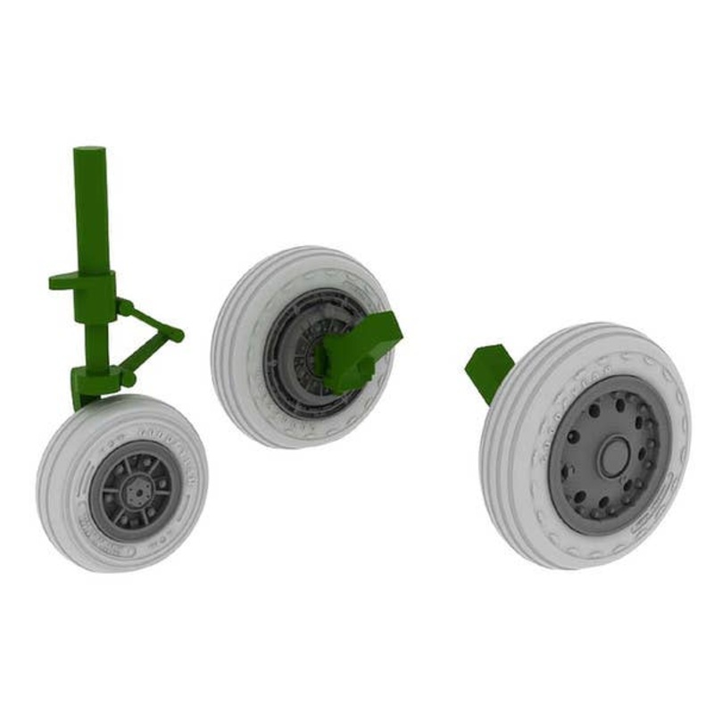 1/32 F-104 Undercarriage Wheels Early (for Italeri)