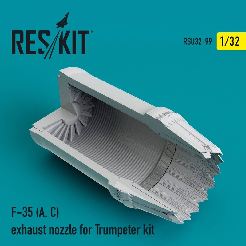 1/32 F-35 (A, C) exhaust nozzle for Trumpeter kit