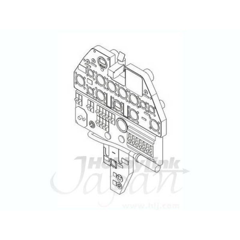 1/32 P-40E Warhawk Instrument Panel (for Hasegawa)