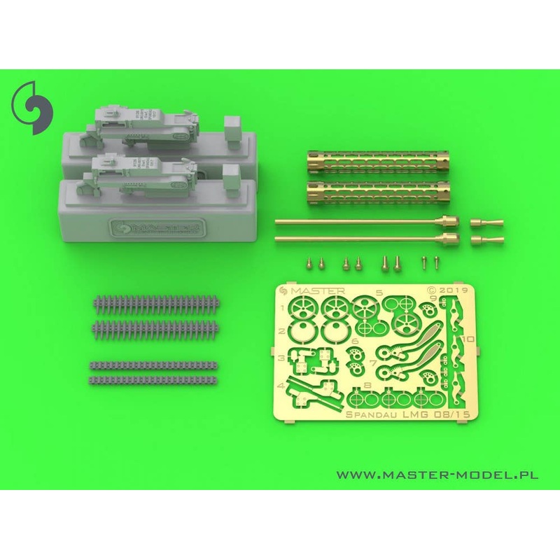 1/32 WWI Germany Spandau LMG 08/15 Machine Gun Complete kit (2 pieces)