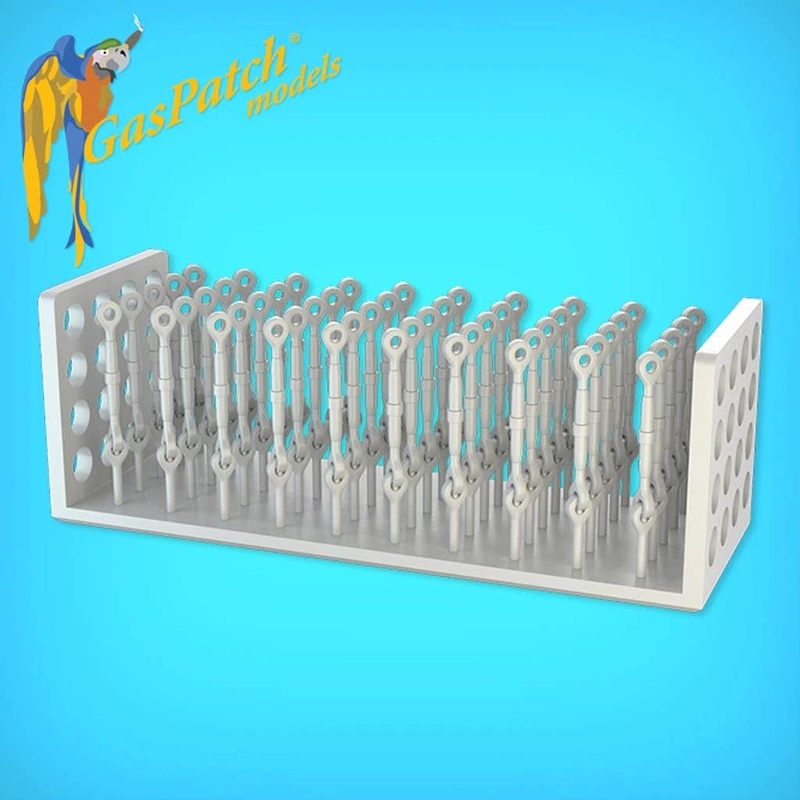 1/24 Resin Turnbuckles Type A (50 pcs)