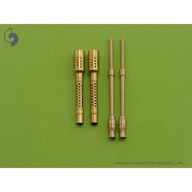 1/24 WWII German MG131 13mm Aircraft Machine Gun Barrel (2pcs)