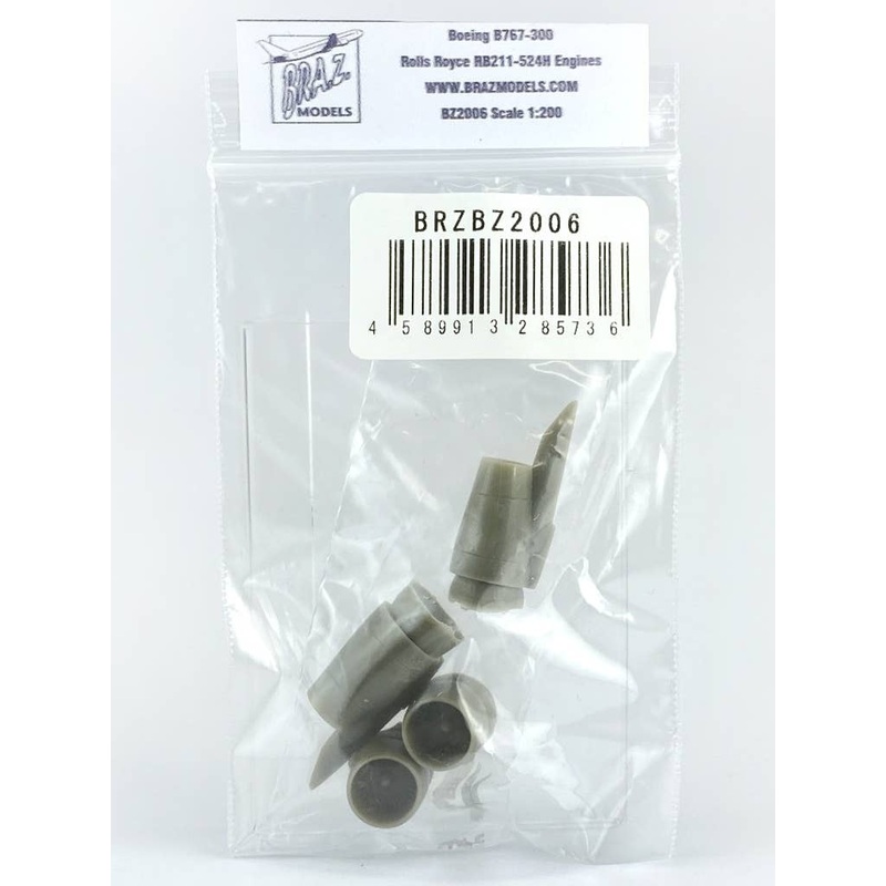 1/200 Boeing B767-300 Rolls Royce RB211-524H Engine Set