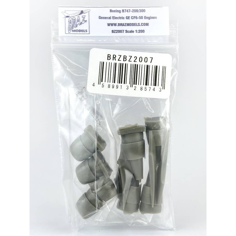 1/200 Boeing B747-200/300 CF6-50 Engine Set (for Hasegawa)