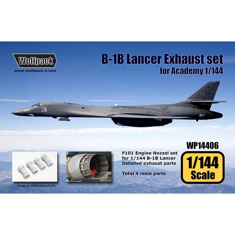 1/144 B-1B Lancer Exhaust Nozzle Set  (for Academy)