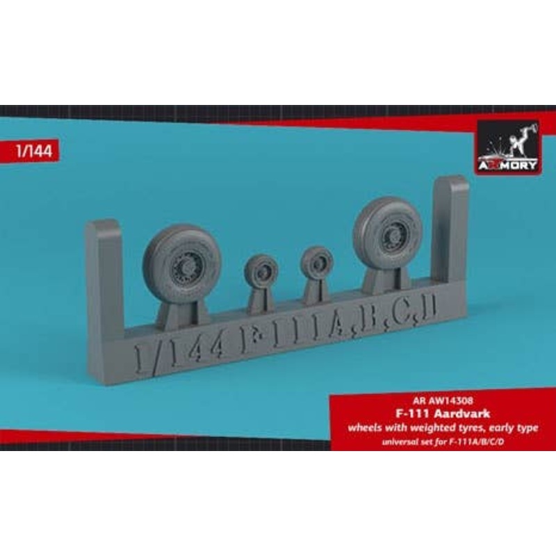 1/144 F-111A / B / C / D Wheels w/Weighted Tires