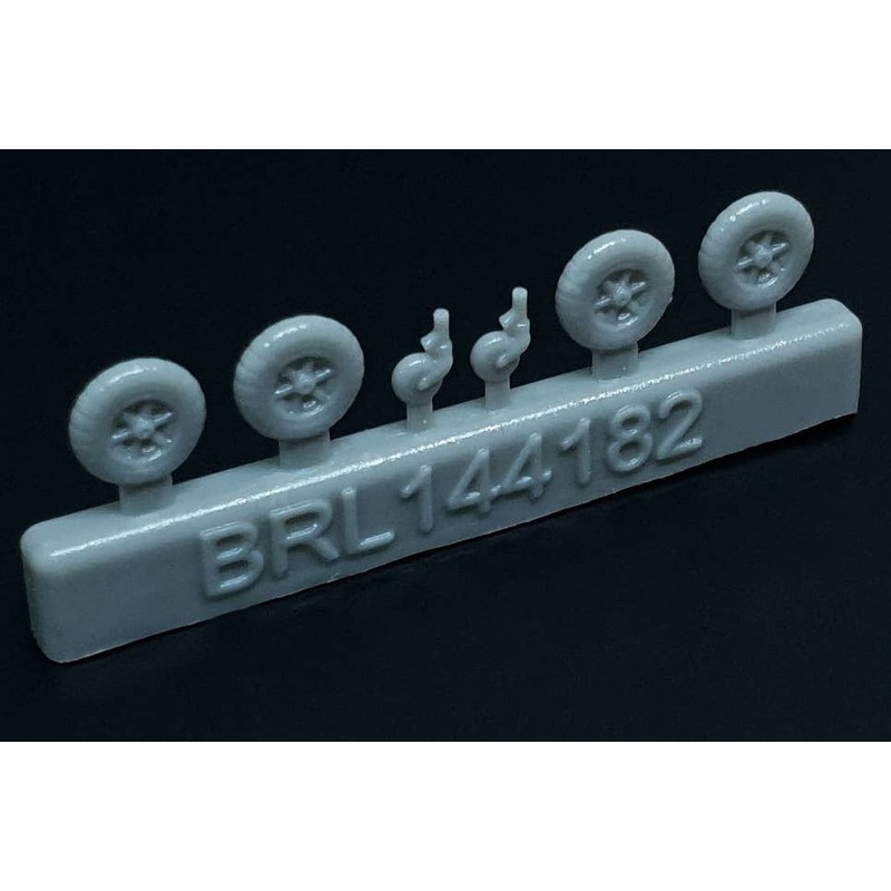 1/144 Messerschmitt Bf-109 A-F wheels set (2 sets)