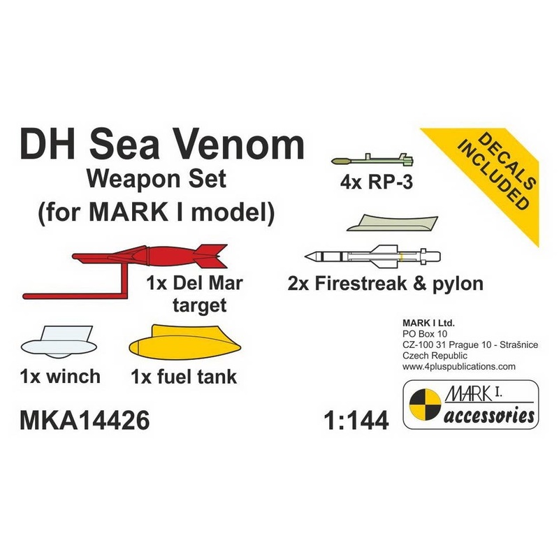 1/144 Sea Venom Weapon Set (resin parts & decals), for MKM