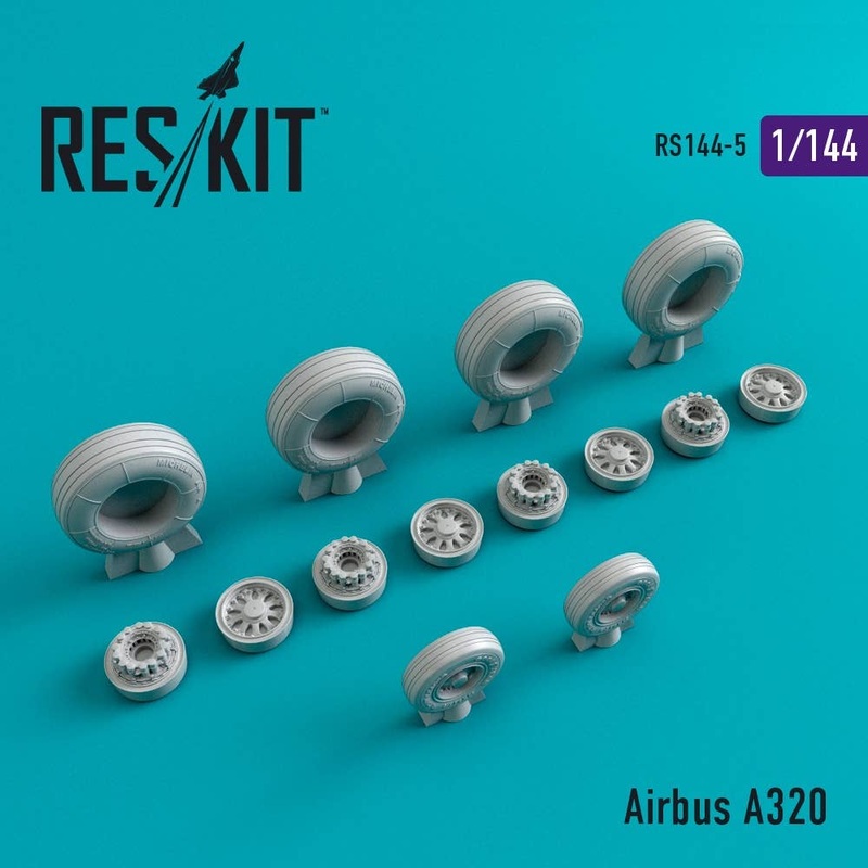 1/144 Airbus A320 Wheels Set (for Revell/Zvezda)