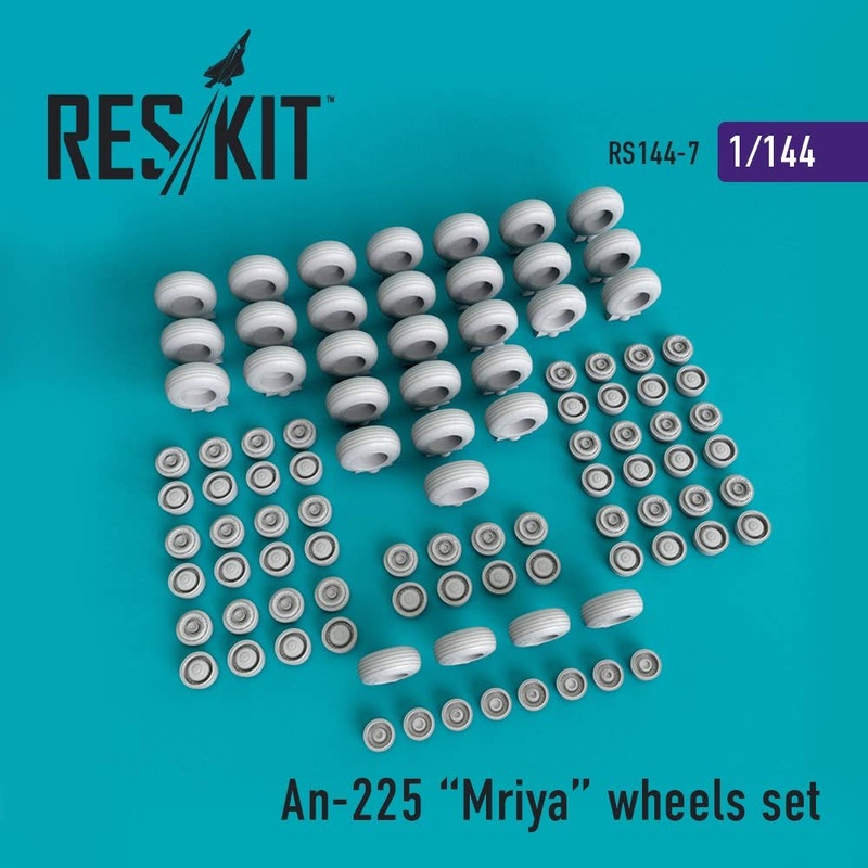 1/144 An-225 Mriya Wheels Set for Revell Kit