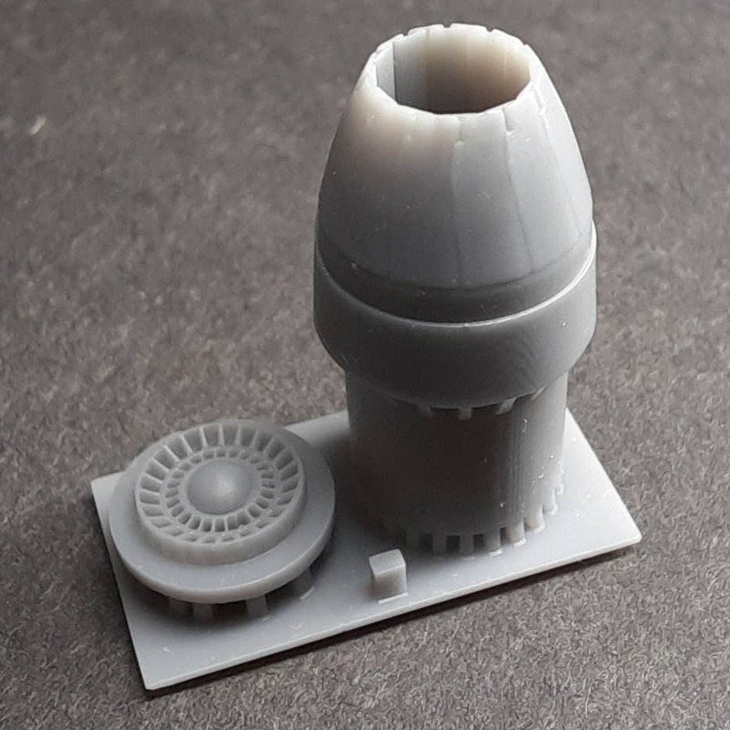 1/144 GE nozzle closed for F-16, for Revell