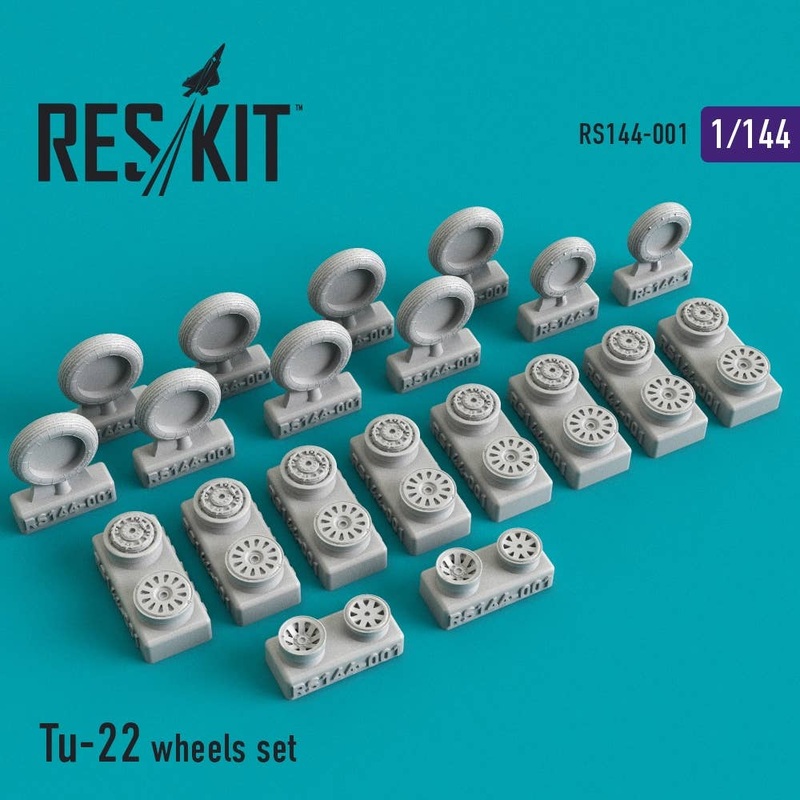 1/144 Tu-22 Wheels Set