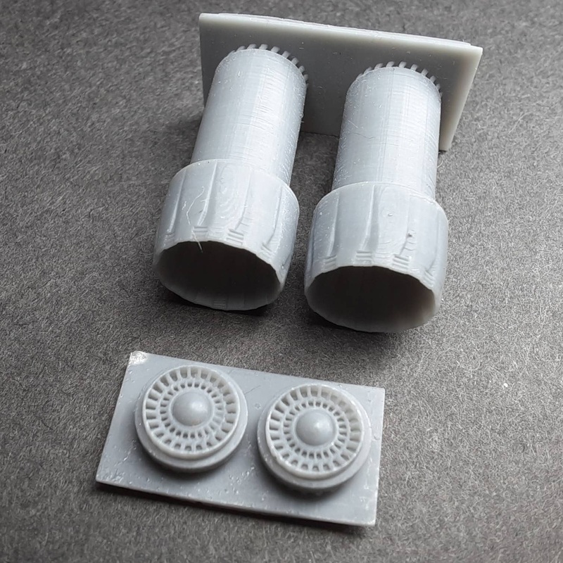 1/144 F-14D GE engine exhaust for Revell