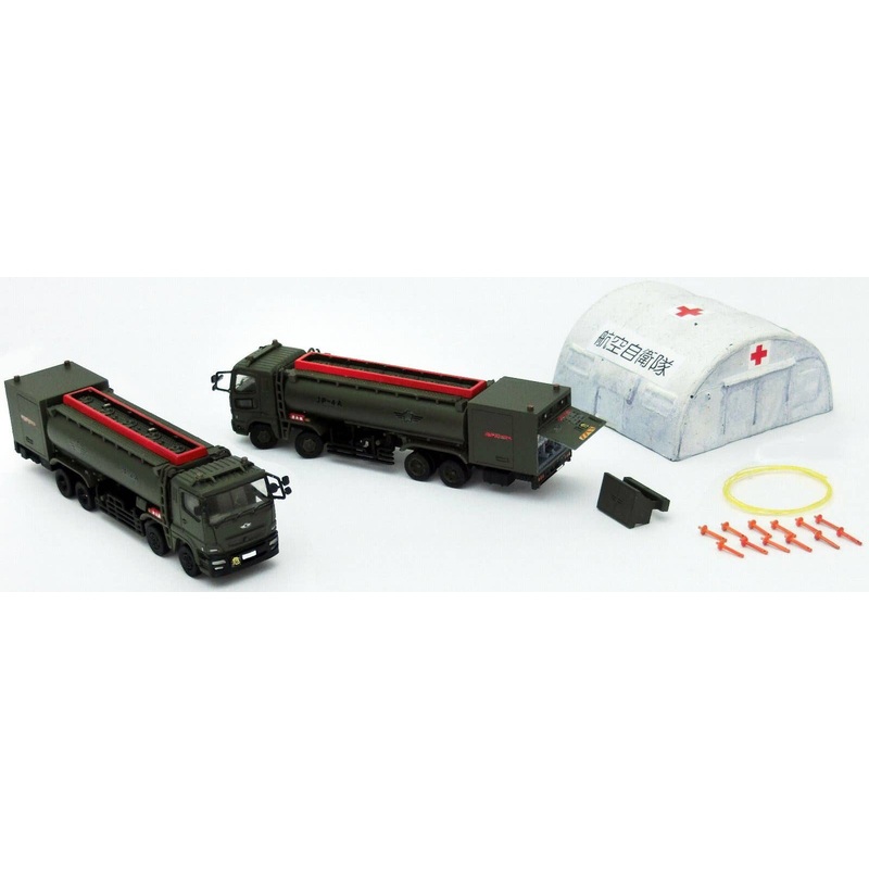 1/144 AC922 Aviation Accessories 2 JASDF Fuel Bowser Set