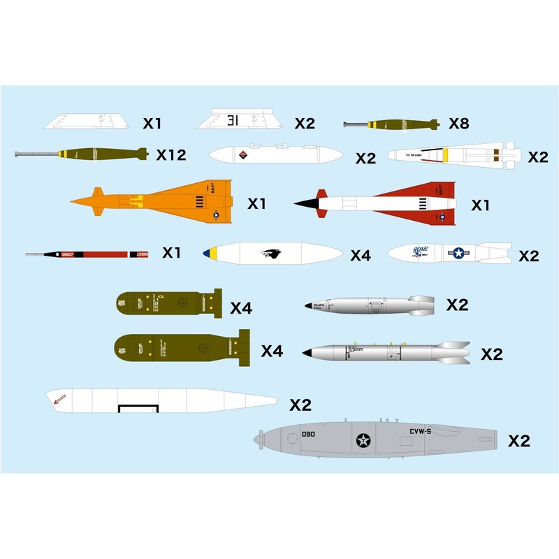 1/144 Aircraft Weapon Set 3 Special Weapons '50-
