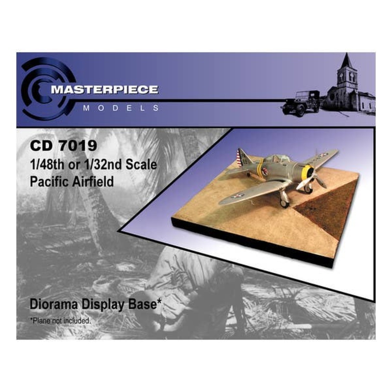 1/32 or 1/48 Pacific Airfield Display Base