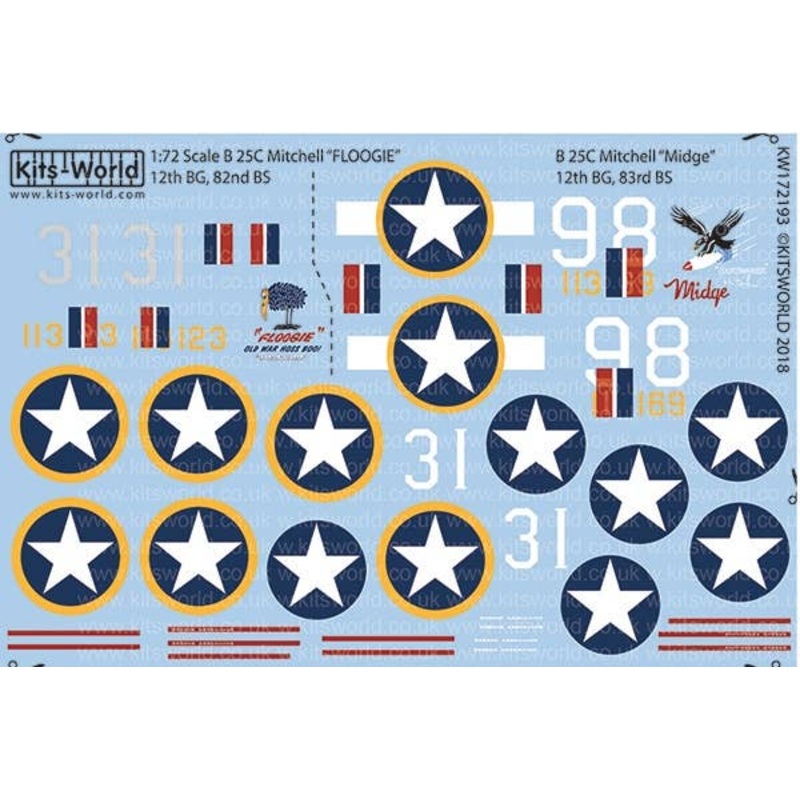 1/72 B-25C North American B-25 Mitchell FLOOGIE & Midge