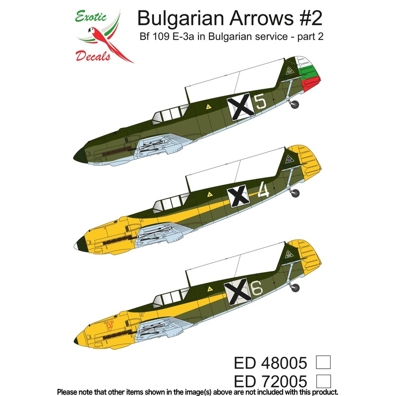 1/72 Bulgarian Arrows #2 Bf 109 E-3a in Bulgarian service - part 2