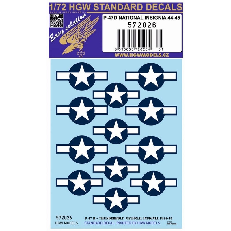 1/72 P-47D National Insignia 1944-45