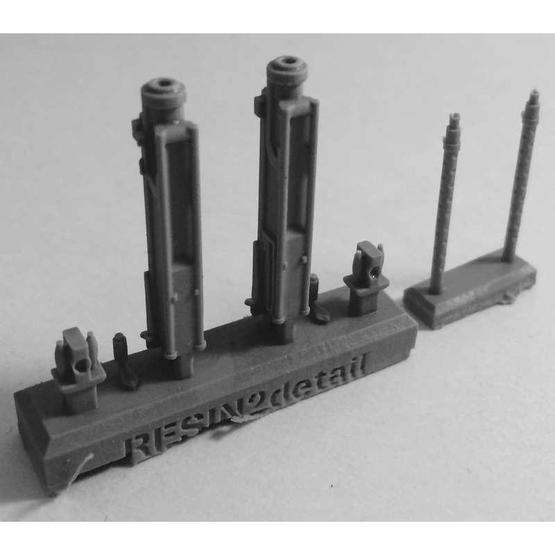 M3 Aerial Browning Machine Gun Upgrade Set (for HK 1/32 B-17 and B-25 Kit(s))