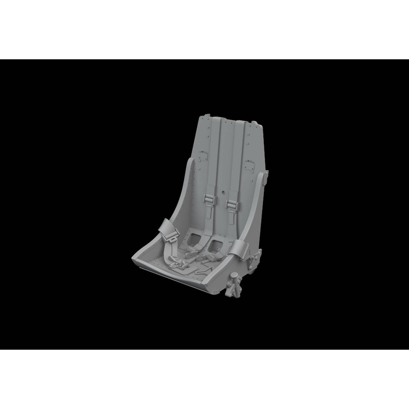 P-51B/C seat w/ integral belts Type 2 PRINT