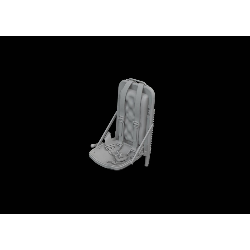 P-51B/C seat w/ integral belts Type 3 PRINT