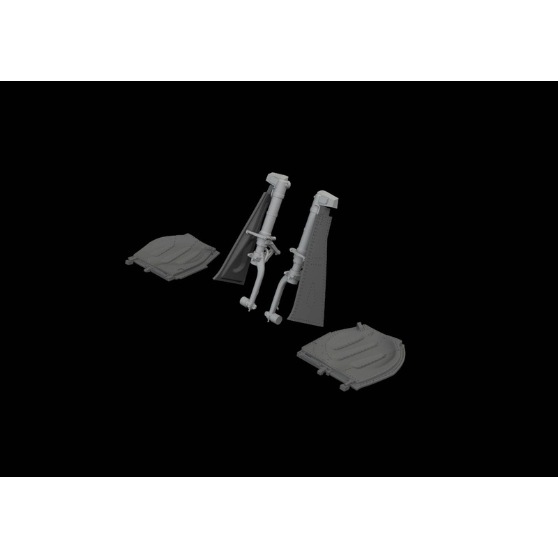 P-51D undercarriage legs PRINT