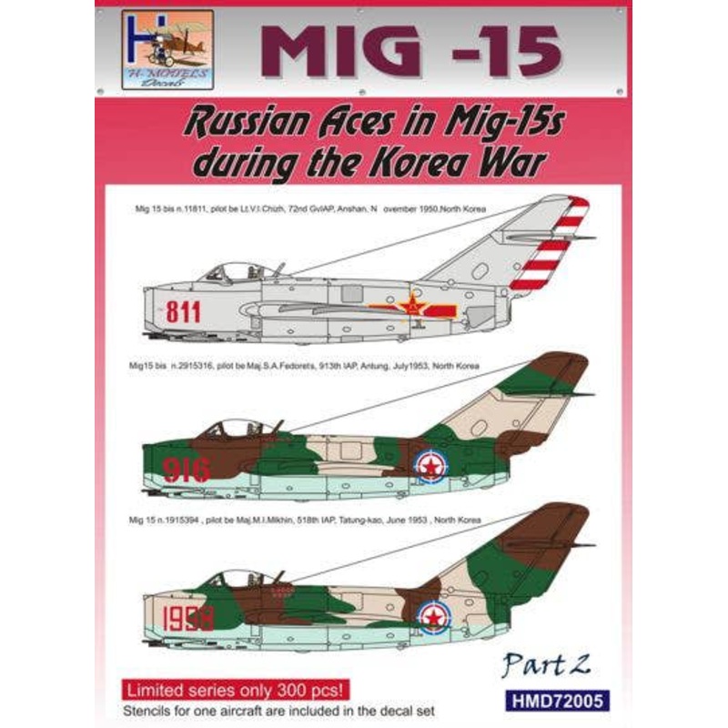1/72 MiG-15 Soviet Aces in Korea, Pt.2