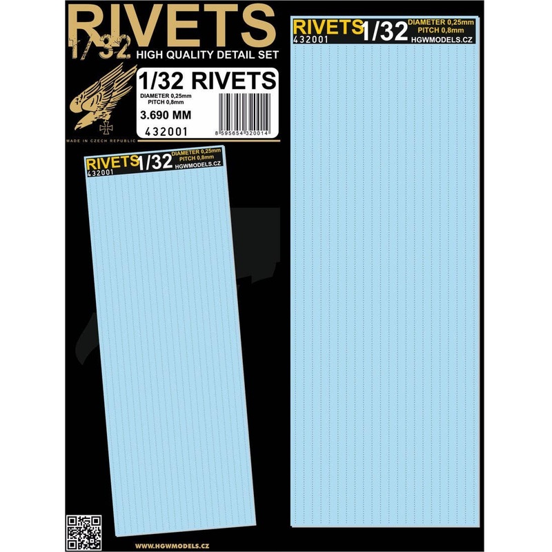 1/72 Free Lines - Rivets