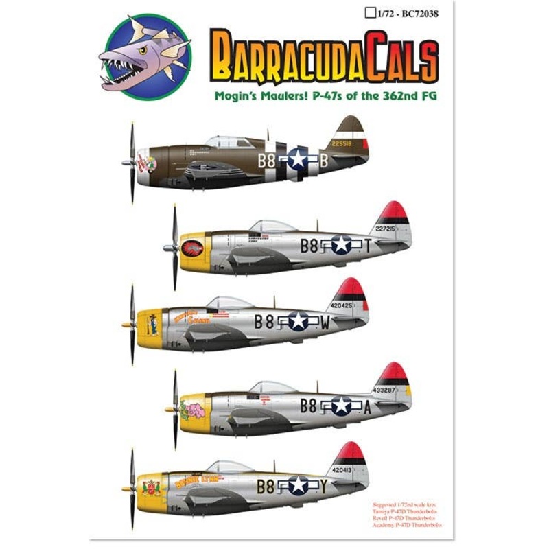 1/72 Mogin's Maulers! P-47s of the 362nd FG
