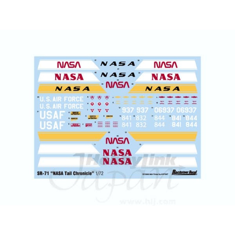1/72 SR-71A Blackbird NASA Tail Chronicle